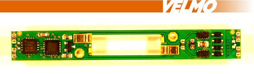 VELMO LDS171012-B - Lokdecoder DCC / Sx