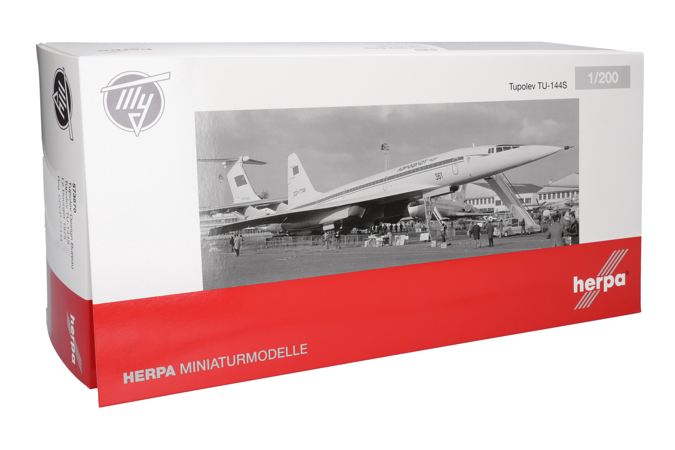 herpa 573870 - TU-144S Tupolev LeBourget 1975