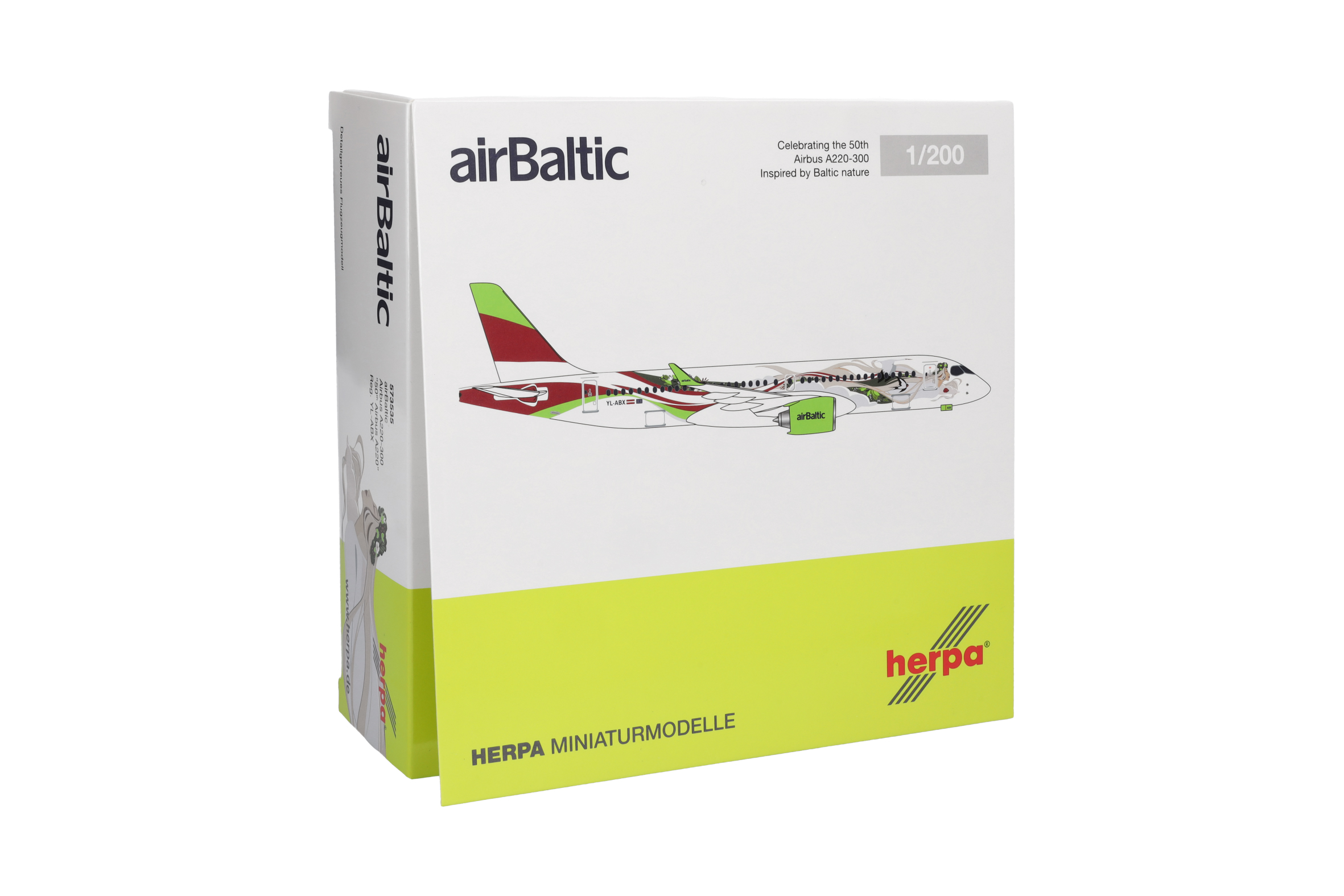 herpa 573535 - A220-300 airBaltic 50th A220