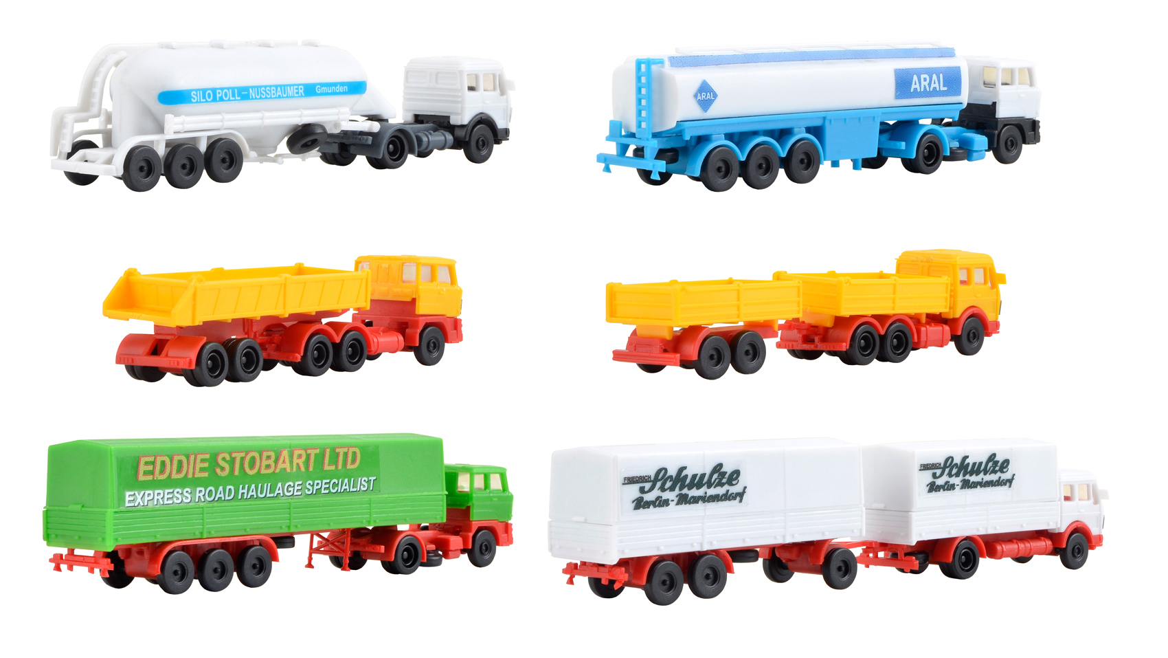 Kibri 36980 - Z Set LKW-Sattelzuege, 6 Stk.