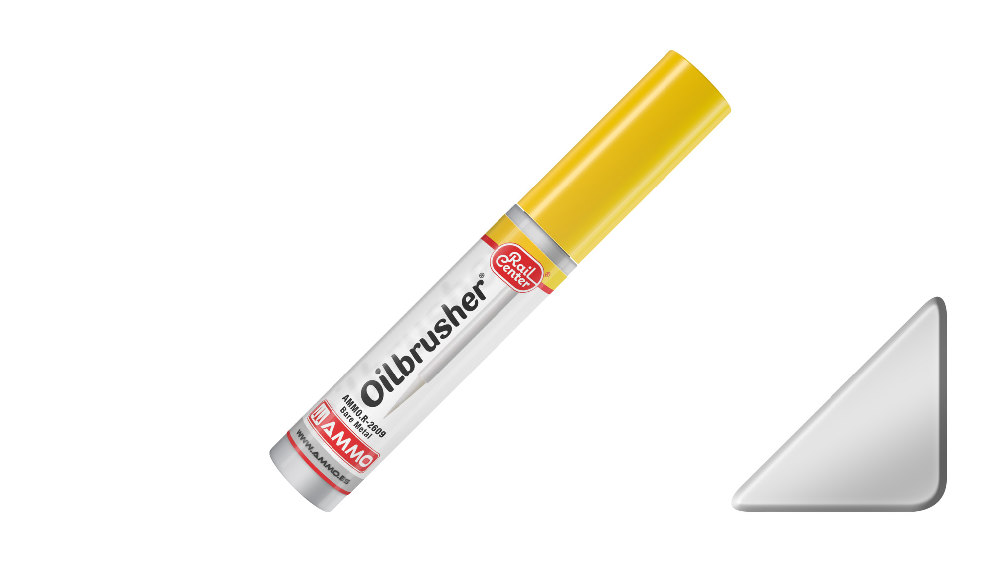 AMMO.R-2609 - Rohmetall, Ölpinsel