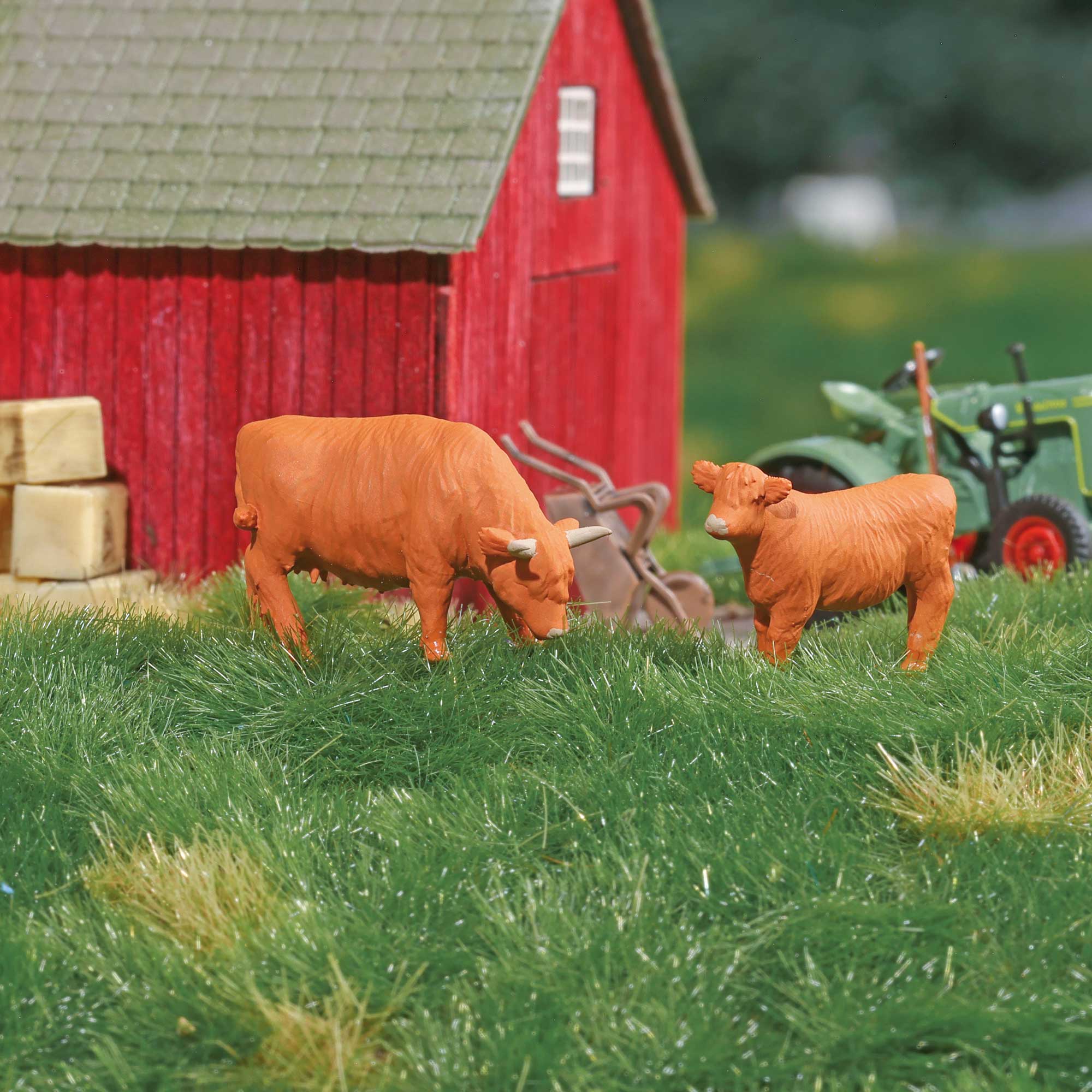 Busch 79890 - A-Set: Kuh mit Kalb H0
