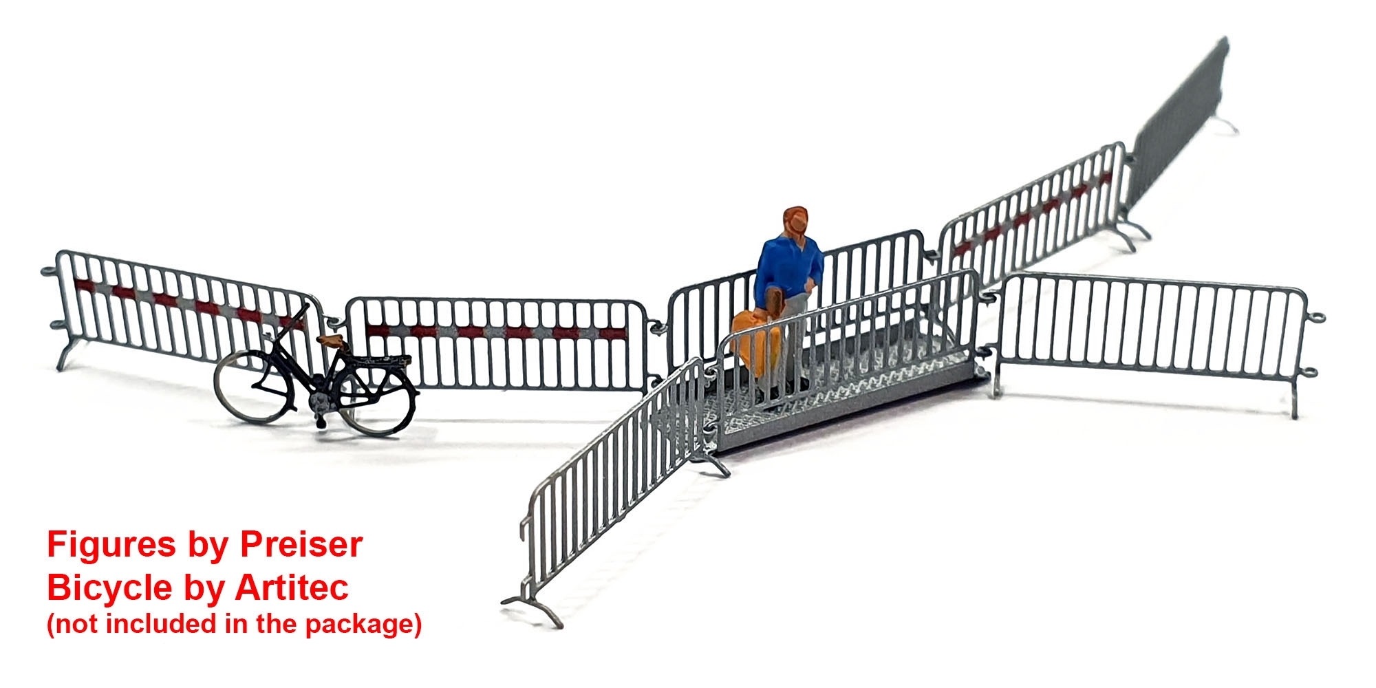Z modell ZM-MS-009 - Crowd control barriers with w