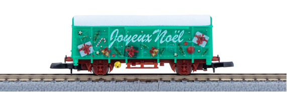 AZAR models W02-N25 - Wagon couvert Noël 2025