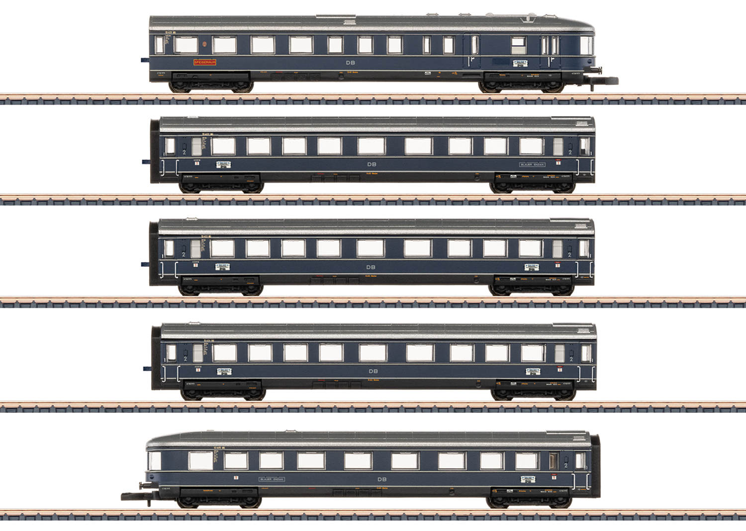 Märklin 87615 - Wagenset Blauer Enzian DB