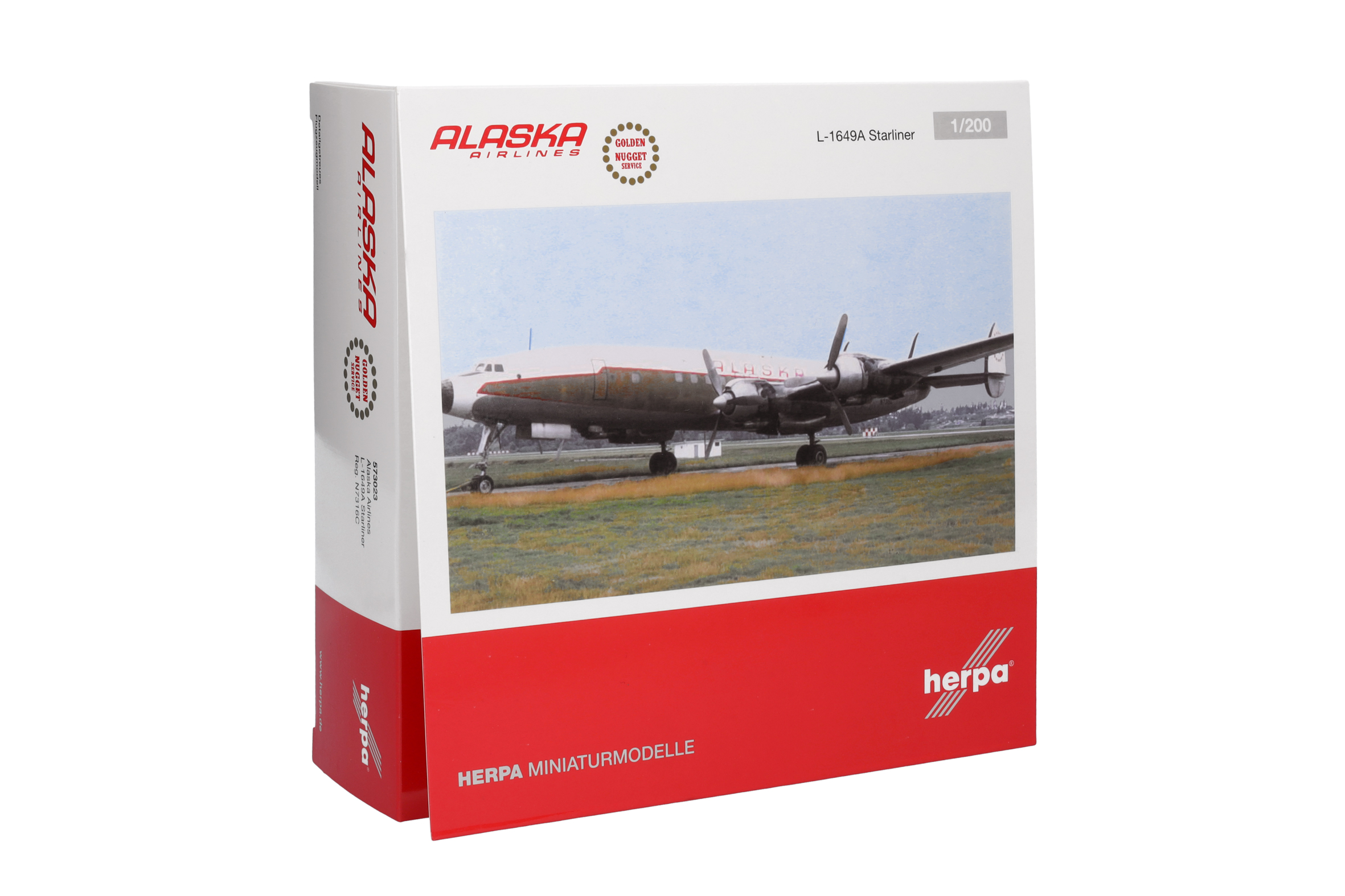 herpa 573023 - Lockheed L-1649A Alaska Airl.