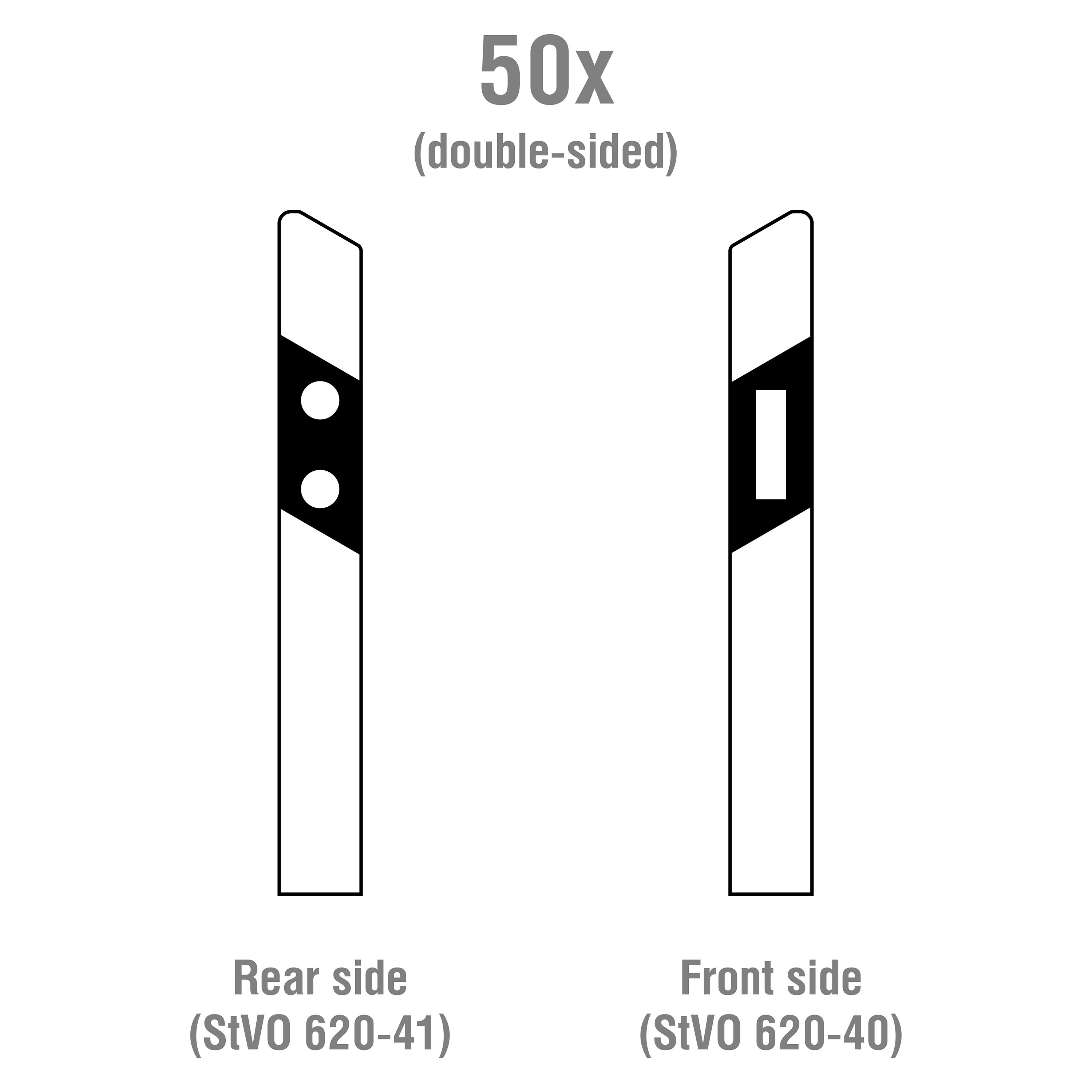 Zmodell ZM-MS-032 - Double-sided delineator posts