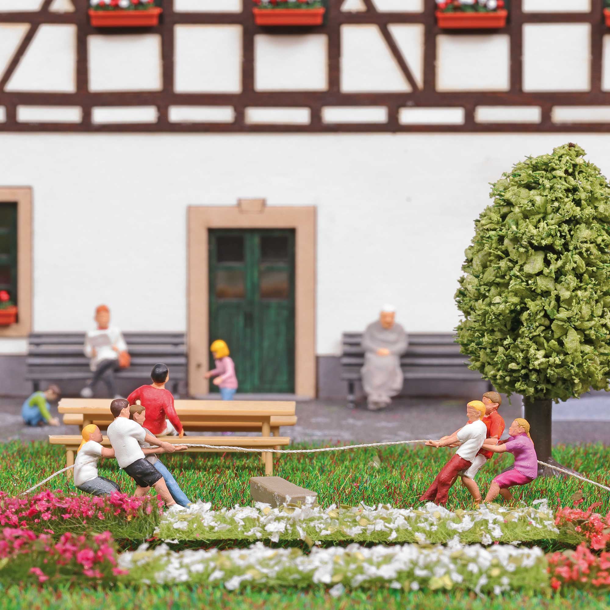 Busch 79836 - A-Set: Tauziehen H0