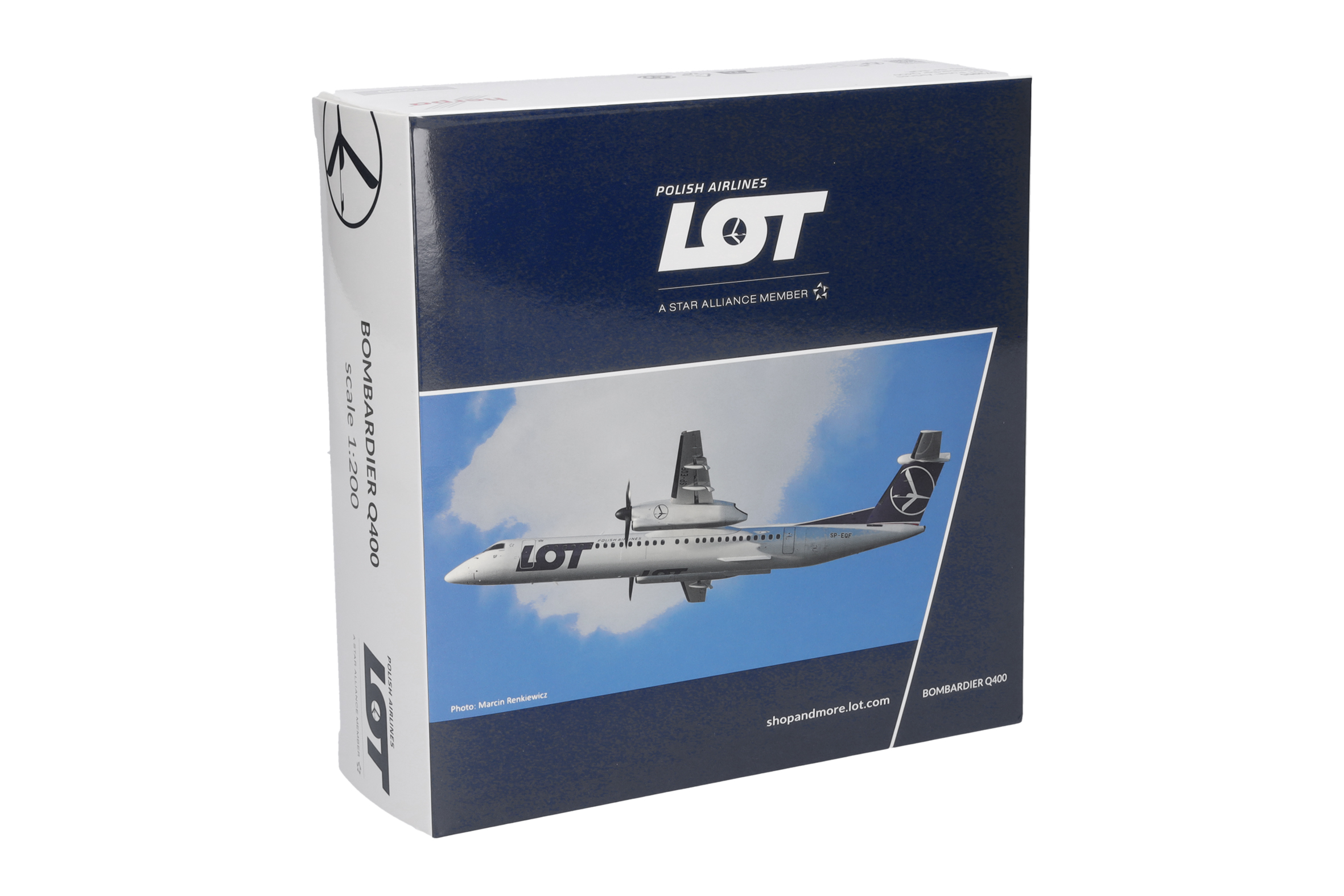 herpa 573955 - Q400 LOT Polish Airlines