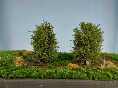 Silhouette 350-43 - Büsche/ bushes