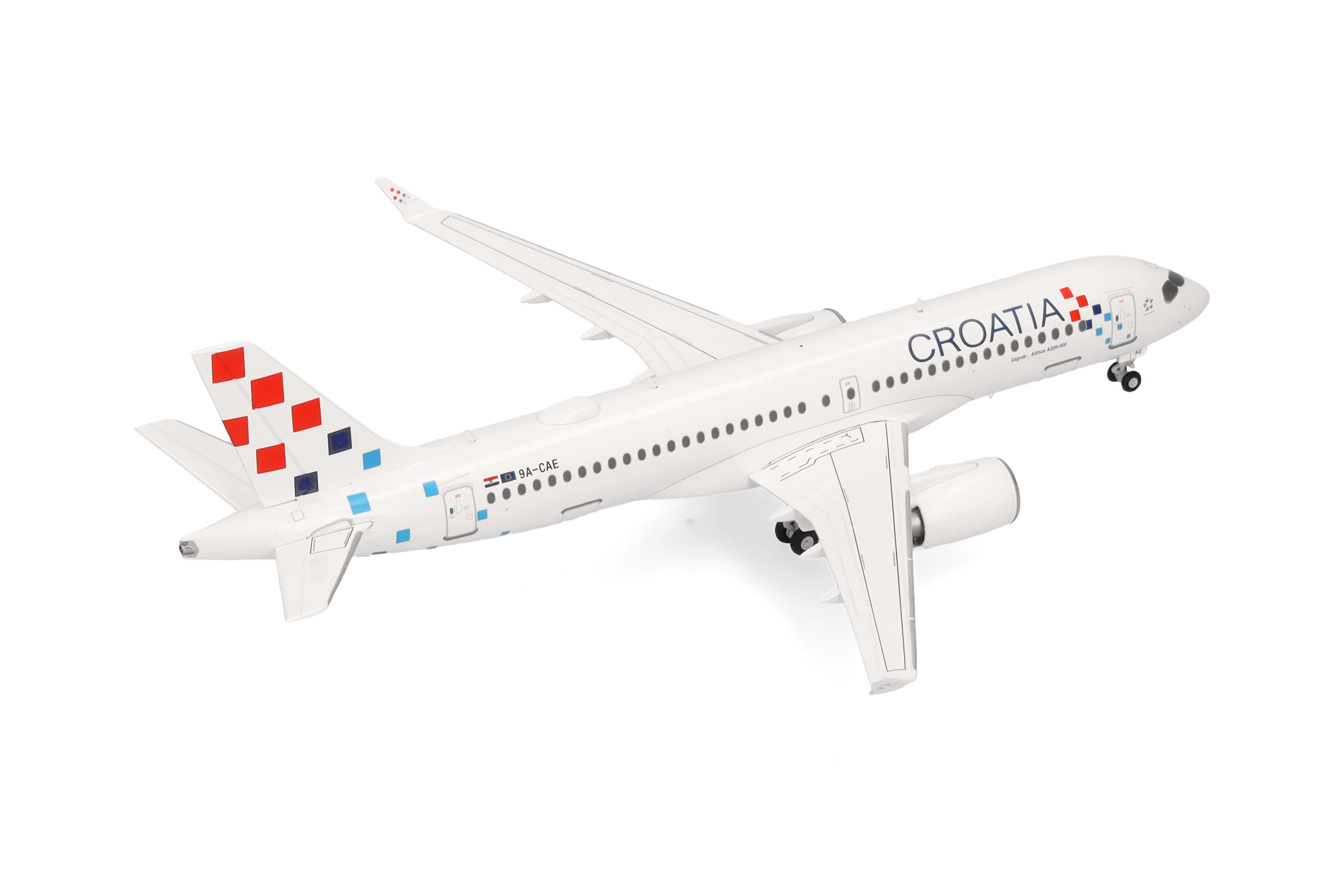 herpa 573757 - A220-300 Croatia Airlines